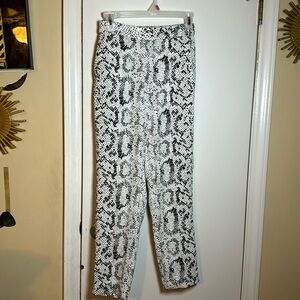 J.Crew snake print pants